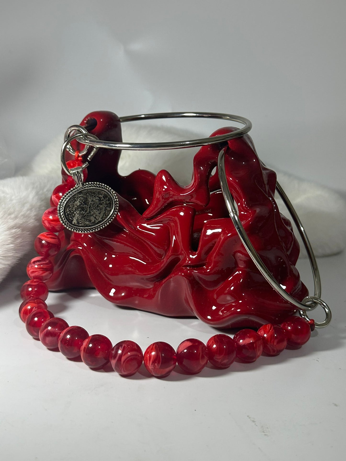 SAVORA 3D Printed Bag -Handle Bag, Savage Aura Mini Bag Accessories
