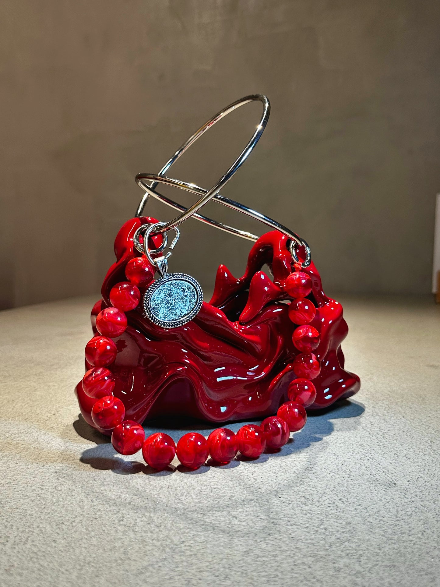 SAVORA 3D Printed Bag -Handle Bag, Savage Aura Mini Bag Accessories