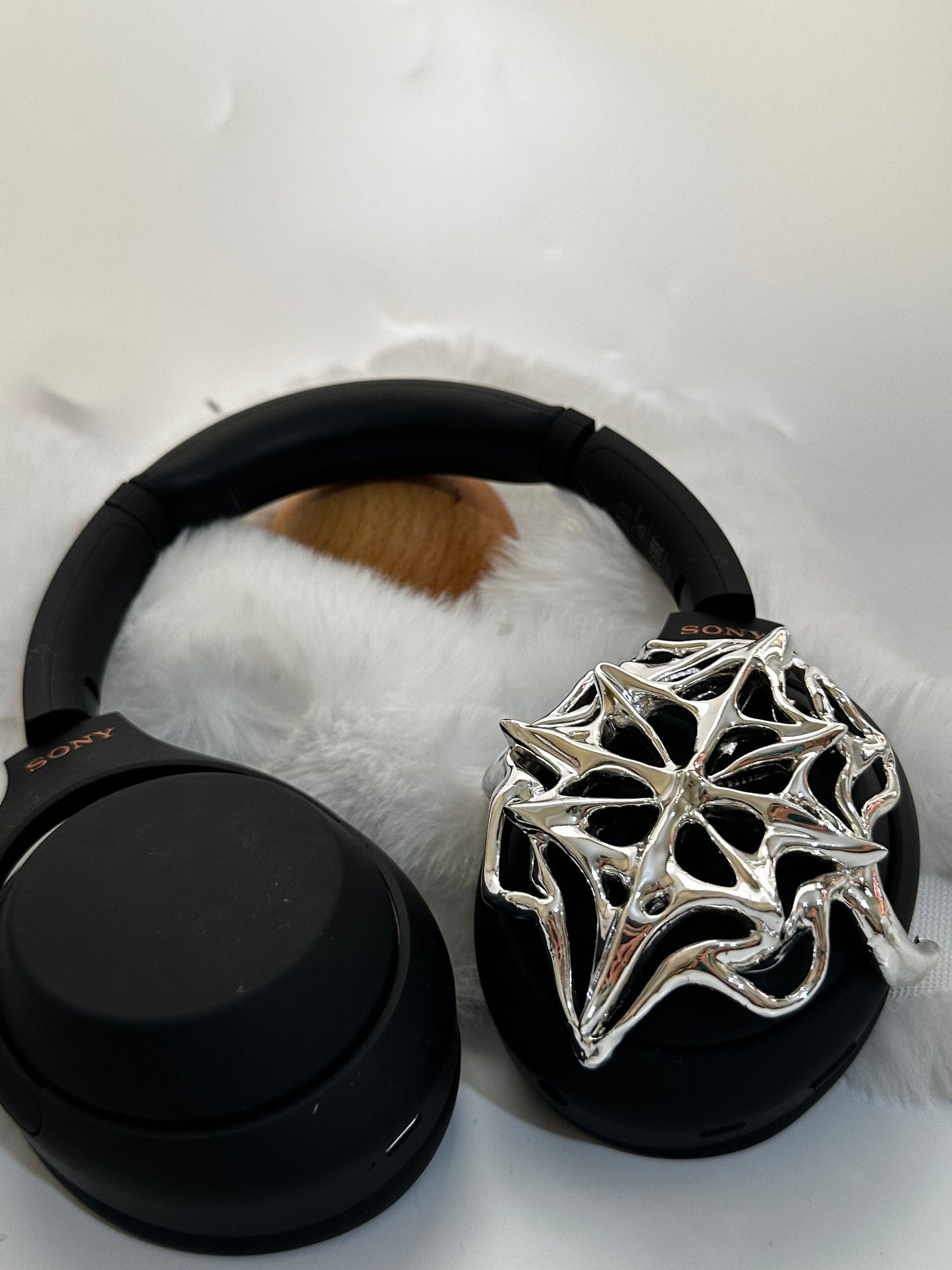 Sony WH-1000XM4 Sparkles Headphones Attachment / Sony xm4 Case Cover / 3D Print Chrome Gold Silver / Sony Case / Sonny Accessories