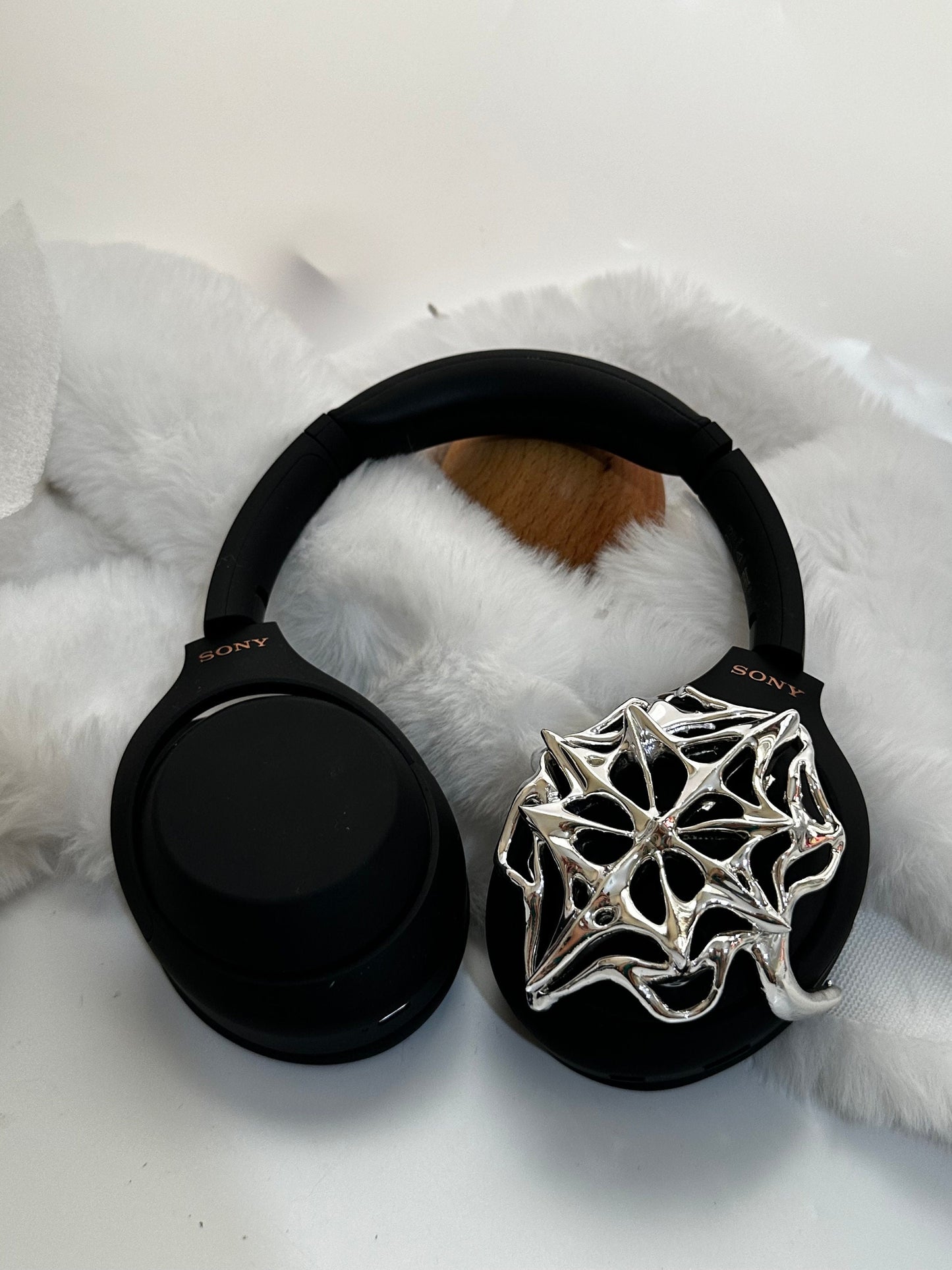 Sony WH-1000XM4 Sparkles Headphones Attachment / Sony xm4 Case Cover / 3D Print Chrome Gold Silver / Sony Case / Sonny Accessories